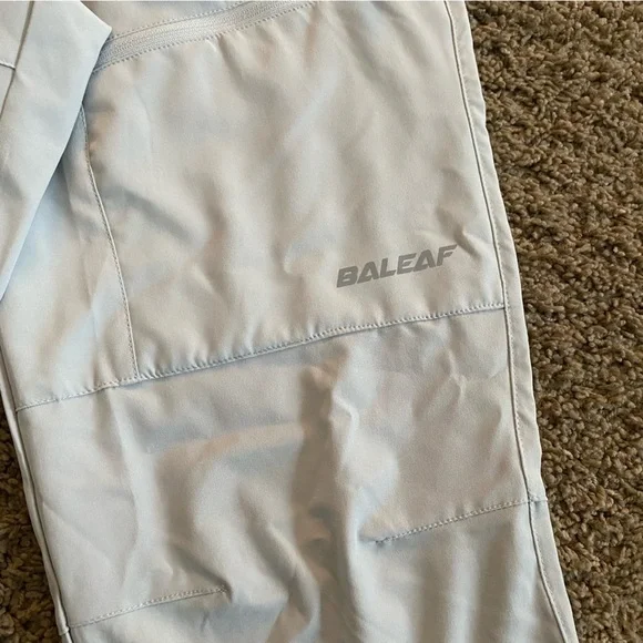 BALEAF Pants Gray Cinch with Pockets XS Travel Hike Lounge Workout - Picture 5 of 12